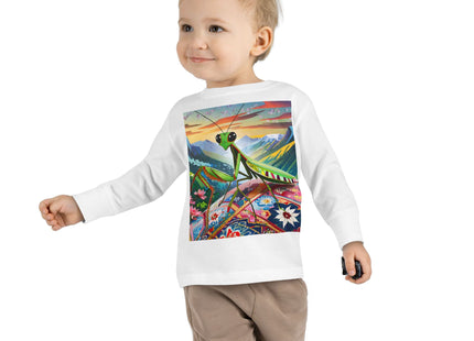 The Joyful Mantis Toddler Long Sleeve Tee