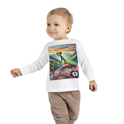 The Joyful Mantis Toddler Long Sleeve Tee