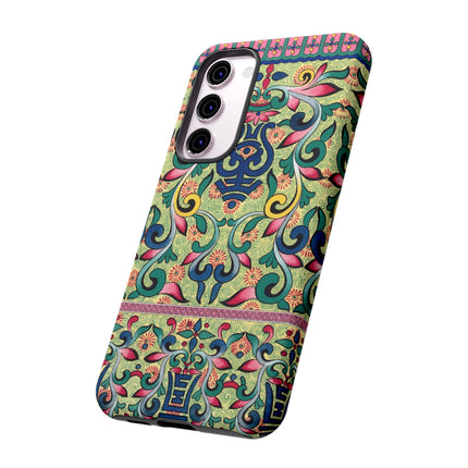 Colorful Flower Pattern by Owen Jones Phone Cases