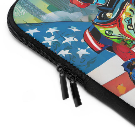High Fashion Cyberpunk CIA Robots Laptop Sleeve