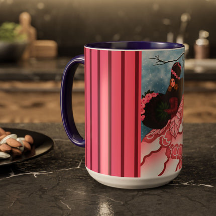 Winter Rose Empress Colorful Mugs (11oz, 15oz)