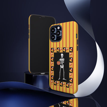 Candy Corn Skeleton Phone Cases