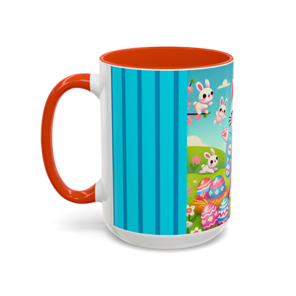 Springtime Kitten’s Easter Joy Colorful Mugs (11oz, 15oz)