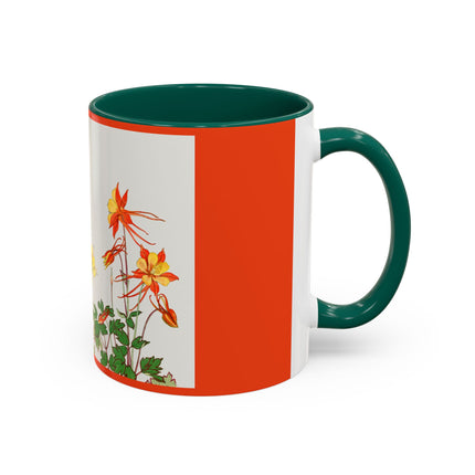 Aquilegia Flowers by Tanigami Kônan Colorful Mugs (11oz, 15oz)
