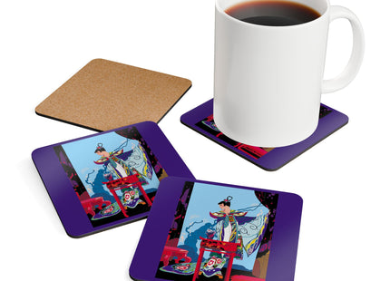 A Visual Journey by Umberto Brunelleschi Corkwood Coaster Set