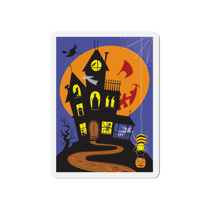 Halloween Night at the Haunted House Die-Cut Magnets (5 Sizes)