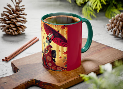 Theatrical Harvest Rabbit Colorful Mugs (11oz, 15oz)