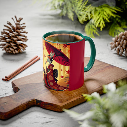 Theatrical Harvest Rabbit Colorful Mugs (11oz, 15oz)