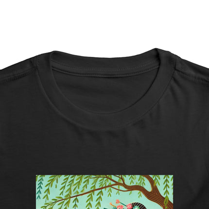 Sparrow Dance Geisha Fairy Toddler Short Sleeve Tee