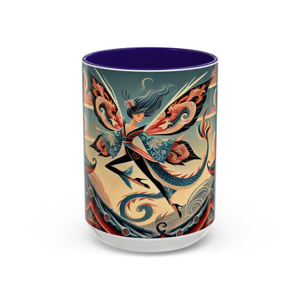Dragon Fairy of the Temple Colorful Mugs (11oz, 15oz)