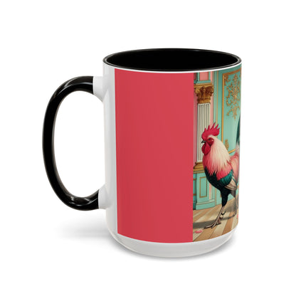 The Salon Rooster Colorful Mugs (11oz, 15oz)