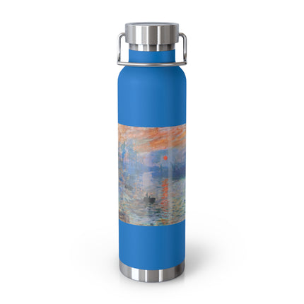 Sunrise by Claude Monet Copper Vacuum Insulated Bottle, 22oz
