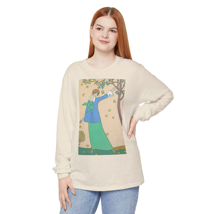 Le Verger by Georges Lepape Garment-dyed Long Sleeve T-Shirt