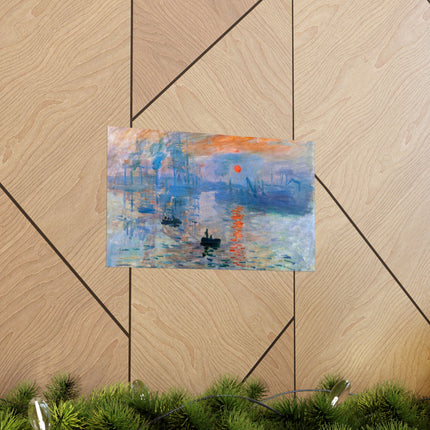 Sunrise by Claude Monet Matte Horizontal Posters