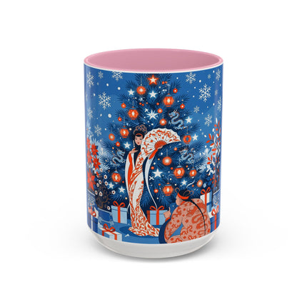 🎋❄️ The Winter Lantern Celebration Colorful Mug – Elegant Asian Christmas Fantasy