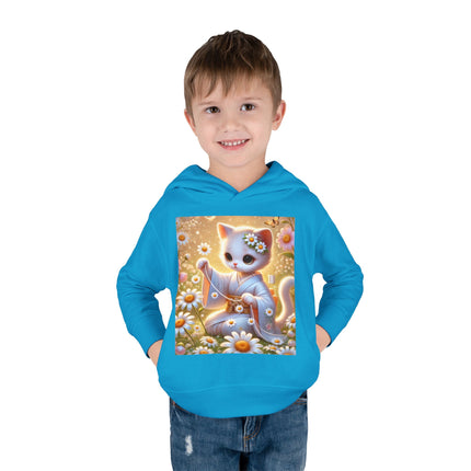 Daisy Chain Whimsy Toddler Pullover Fleece Hoodie