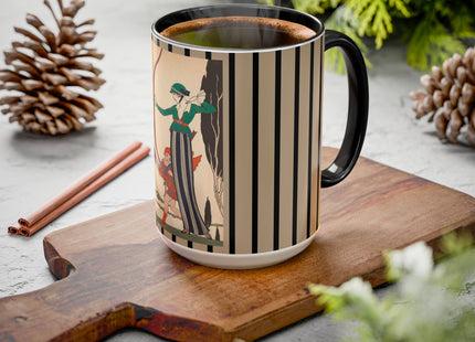 L'Arc Rouge by George Barbier Colorful Mugs (11oz, 15oz)