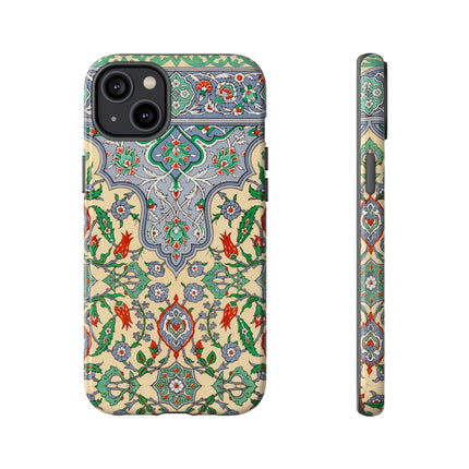 Arabic Art Pattern, Plate by Emile Prisse d’Avennes Phone Cases