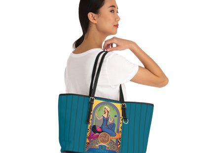 December & Tanzanite (from the Gem Series) by Sofia Chiostri PU Leather Shoulder Bag