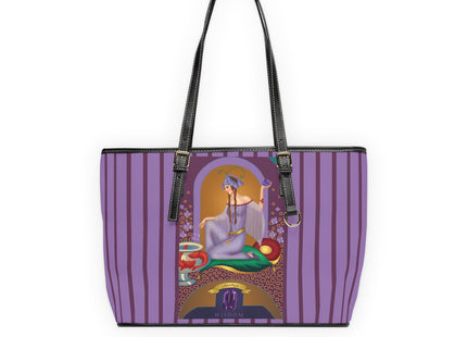 February & Amethyst (from the Gem Series) by Sofia Chiostri PU Leather Shoulder Bag