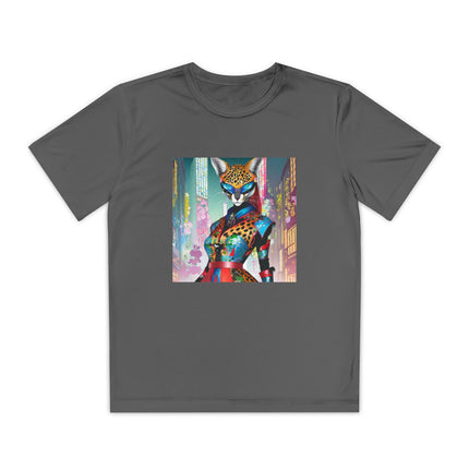 Cyber Cat Glamour Youth Competitor Tee