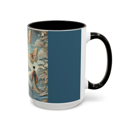 Butterfly Empress Colorful Mug – Graceful Butterflies & Timeless Elegance