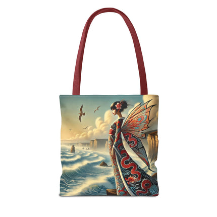 The Coastal Fairy Tote Bag – Serene Grace & Oceanic Magic