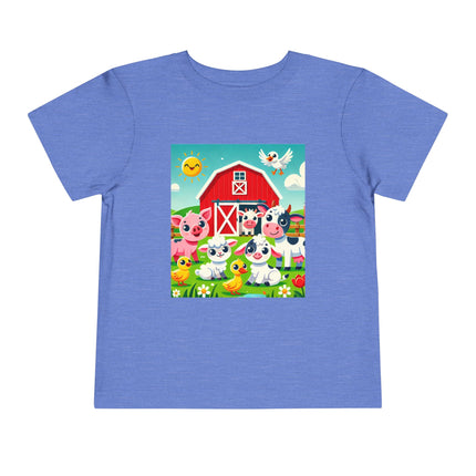 Happy Barnyard Morning Toddler Short Sleeve Tee