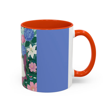 The Ladies Of The Blossoming Vanity Colorful Mugs – Art Deco Floral Elegance