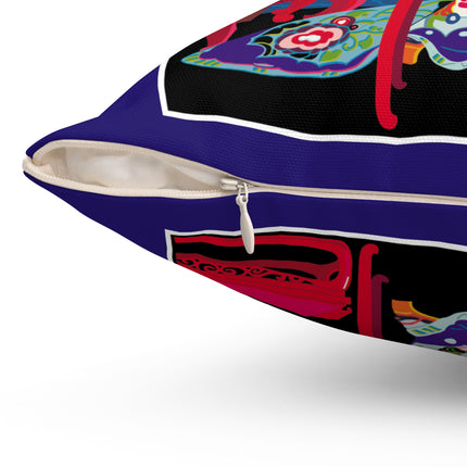 A Visual Journey by Umberto Brunelleschi Spun Polyester Square Pillow