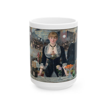 A Bar at the Folies-Bergère by Edouard Manet Ceramic Mug (11oz, 15oz)