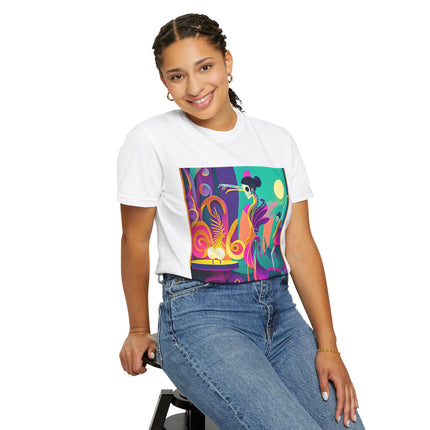 Dance of the Skeleton Ballerinas Unisex Garment-Dyed T-shirt