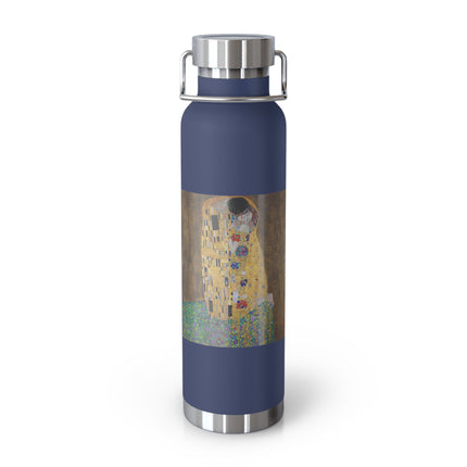 The Kiss by Gustav Klimt Copper Vacuum Insulated Bottle, 22oz