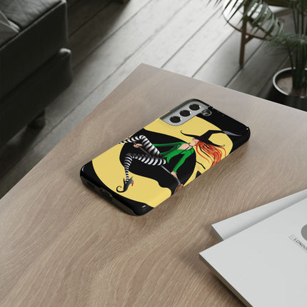 A Witch’s Moonlit Flight Phone Cases