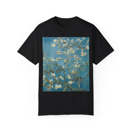 Almond Blossom by Vincent van Gogh Unisex Garment-Dyed T-shirt