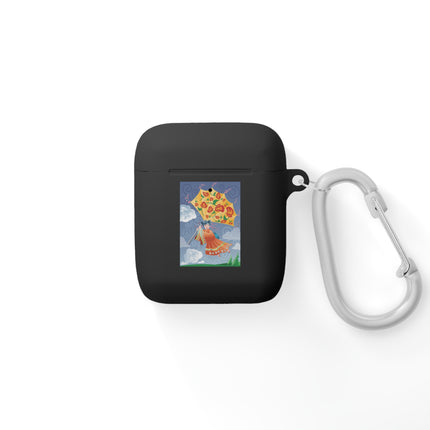 Blossoms In Flight – Whimsical Sky Adventure AirPods Case