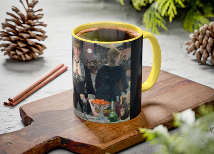 A Bar at the Folies-Bergère by Edouard Manet Colorful Mugs (11oz, 15oz)