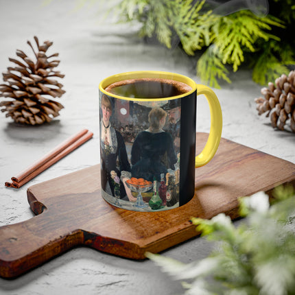 A Bar at the Folies-Bergère by Edouard Manet Colorful Mugs (11oz, 15oz)