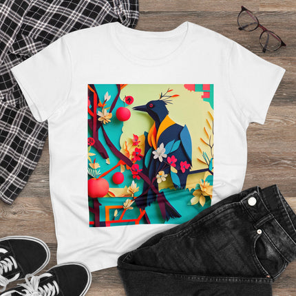Curious Crow Women's Midweight Cotton Tee
