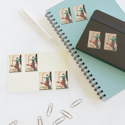 L'Arc Rouge by George Barbier Sticker Sheets