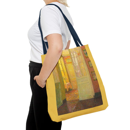 Interior, Window Light by Henri Le Sidaner Tote Bag (AOP)