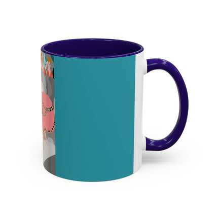 Celestial Masquerade Colorful Mugs – Theatrical Elegance & Floating Whimsy