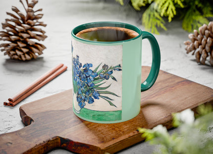 Irises by Vincent Van Gogh Colorful Mugs (11oz, 15oz)