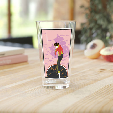 Woman Waiting for her Beloved at 1:59 Glass, 16oz