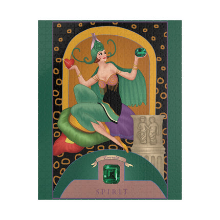 May & Emerald (from the Gem Series) by Sofia Chiostri Puzzle (110, 252, 500-piece)