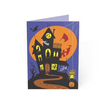 Halloween Night at the Haunted House Greeting Cards (1, 10, 30, and 50pcs)