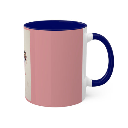 Illustrations of Japanese Toys Pl.001 by Kawasaki Kyosen Colorful Mugs, 11oz