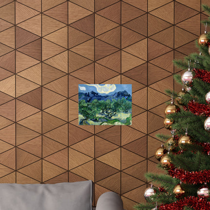 Olive Trees by Vincent Van Gogh Matte Horizontal Posters