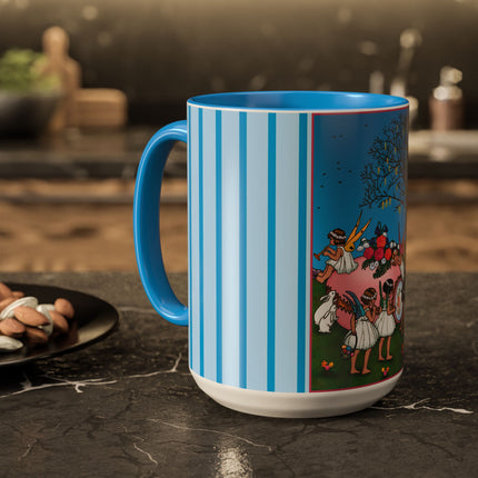 Enchanted Easter Gathering Colorful Mugs (11oz, 15oz)