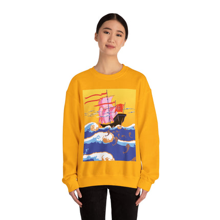 Golden Seas and Whimsical Dreams Heavy Blend™ Crewneck Sweatshirt
